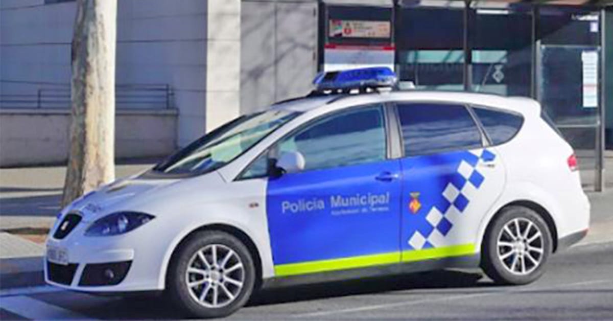 Coche de la Policia Municipal de Terrassa Barcelona
