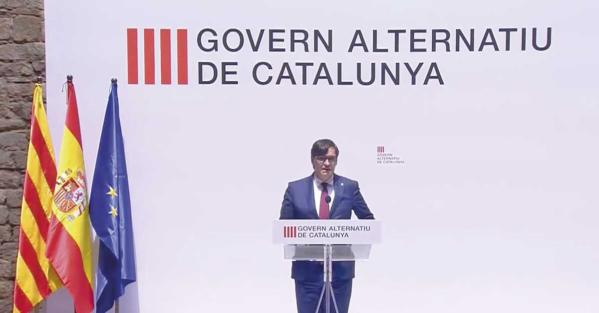 Salvador Illa presenta el Gobierno alternativo para Cataluña